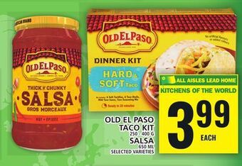 Food Basics Old el paso taco kit or salsa offer