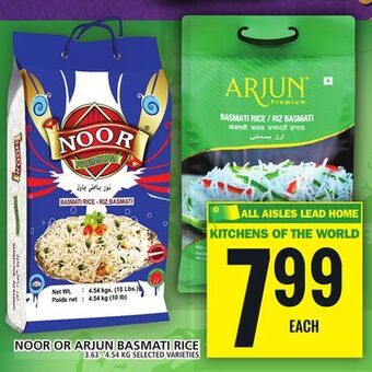 Food Basics Noor or arjun basmati rice offer