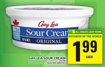 Food Basics Gay lea sour cream offer