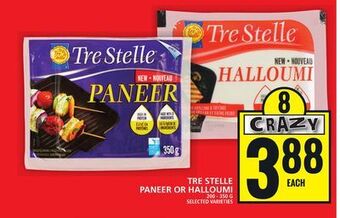 Food Basics Tre stelle paneer or halloumi offer