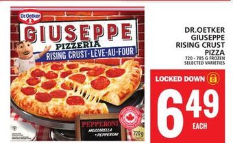Food Basics Dr.oetker giuseppe rising crust pizza offer