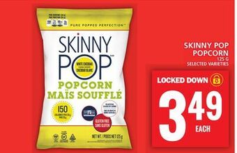Food Basics Skinny pop popcorn offer
