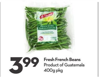 Longo's Fresh french beans offer