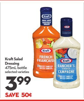 Longo's Kraft salad dressing offer