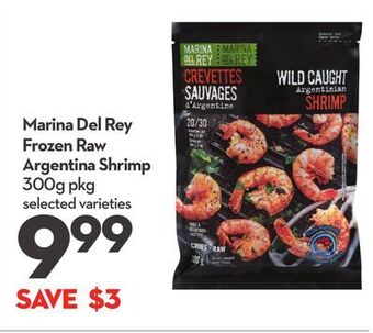 Longo's Marina del rey frozen raw argentina shrimp offer