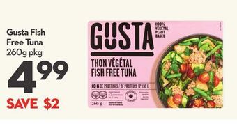 Longo's Gusta fish free tuna offer