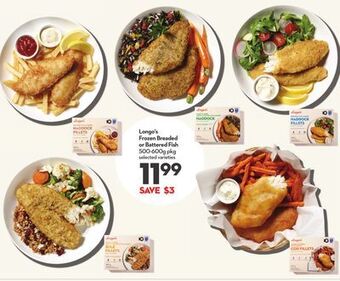 Longo's Longo's frozen breaded or battered fish offer