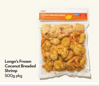 Longo's Longo's frozen coconut breaded shrimp offer