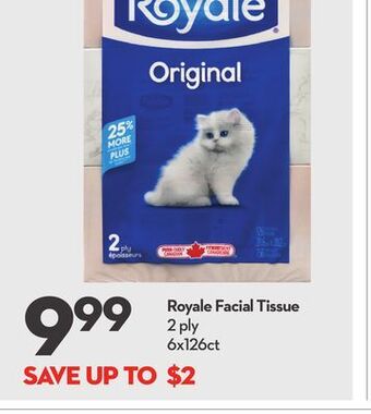 Longo's Royale facial tissue offer