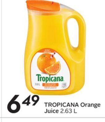 Sobeys Tropicana orange juice offer