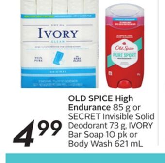 Sobeys Old spice high endurance offer