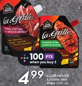 Sobeys Club house lagrille wet rubs offer