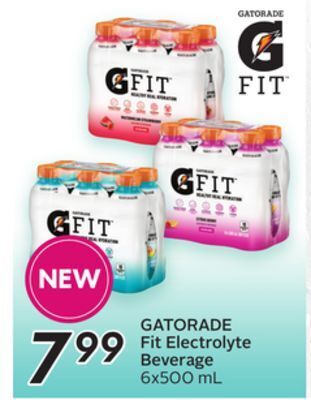 Sobeys Gatorade fit electrolyte beverage offer