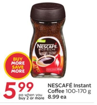 Sobeys Nescafé instant coffee offer
