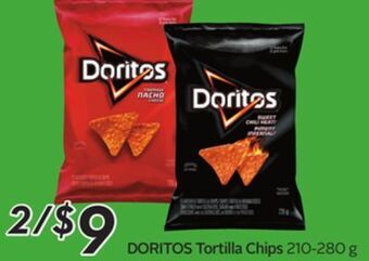 Sobeys Doritos tortilla chips offer