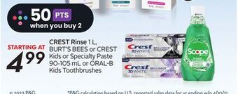 Sobeys Crest rinse offer
