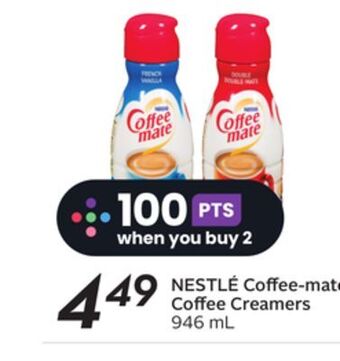 Sobeys Nestlé coffee-mate coffee creamers offer