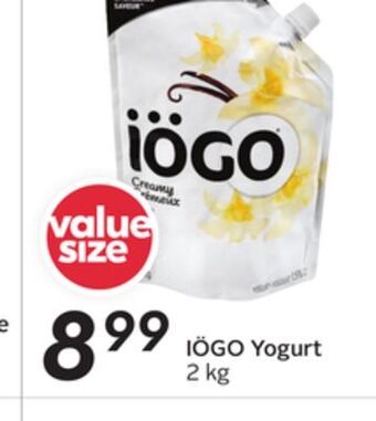 Sobeys Iögo yogurt offer