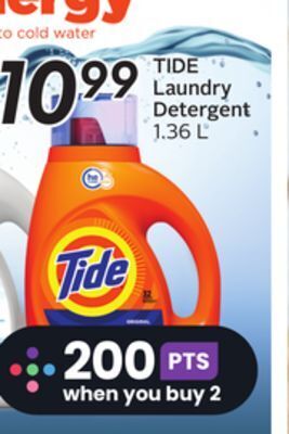 Sobeys Tide laundry detergent offer