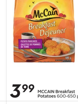 Sobeys Mccain breakfast potatoes offer