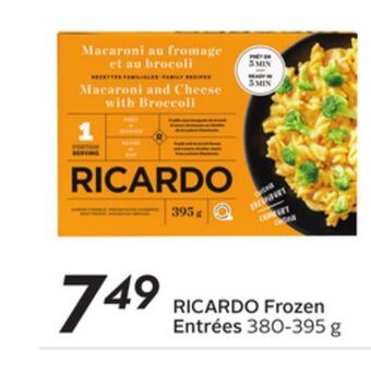 Sobeys Ricardo frozen entrées offer