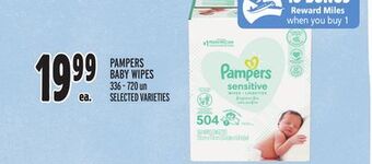Metro Pampers baby wipes offer