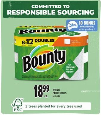 Metro Bounty paper towels offer