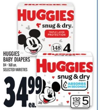 Metro Huggies baby diapers offer