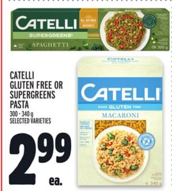 Metro Catelli gluten free or supergreens pasta offer