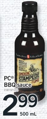 Fortinos Pc® bbq sauce, 500 ml offer