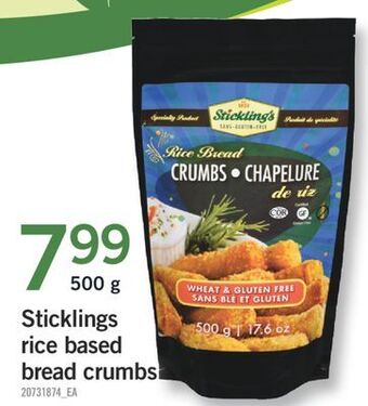 Fortinos Sticklings rice based bread crumbs, 500 g offer