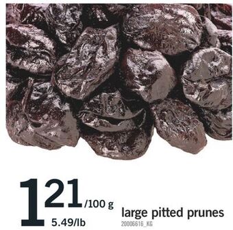 Fortinos Large pitted prunes offer