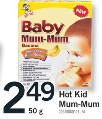 Fortinos Hot kid mum-mum, 50 g offer
