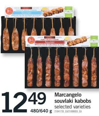 Fortinos Marcangelo souvlaki kabobs, 480/640 g offer