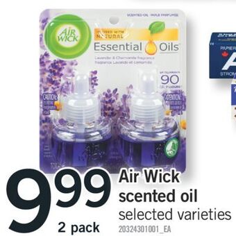 Fortinos Air wick scented oil, 2 pack offer