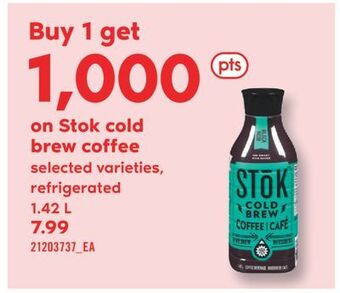 Fortinos Stok cold brew coffee offer
