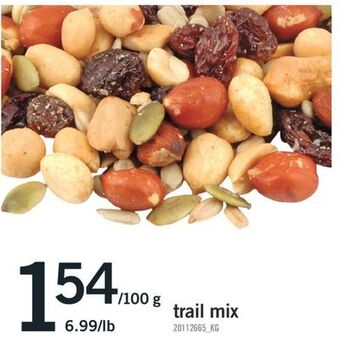 Fortinos Trail mix offer