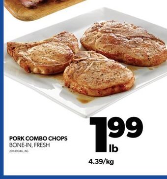 Real Canadian Superstore Pork combo chops offer