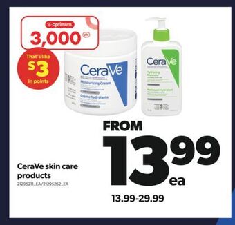 Real Canadian Superstore Cerave skin care products offer