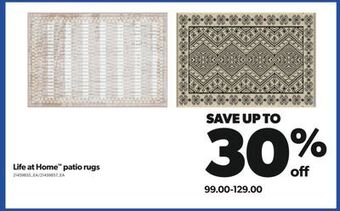 Real Canadian Superstore Life at home™ patio rugs offer