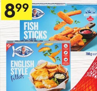 Foodland High liner family favourites boxed & breaded seafood 500-700 g offer
