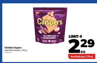 Real Canadian Superstore Christie crispers, 145 g offer