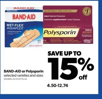 Real Canadian Superstore Band-aid or polysporin offer