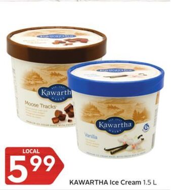 Foodland Kawartha ice cream 1.5 l offer