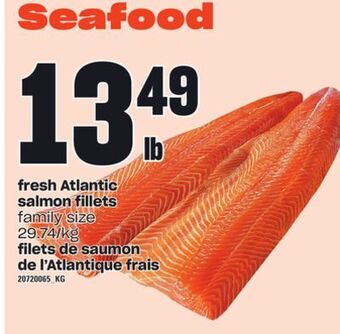 Independent Grocer Fresh atlantic salmon fillets offer