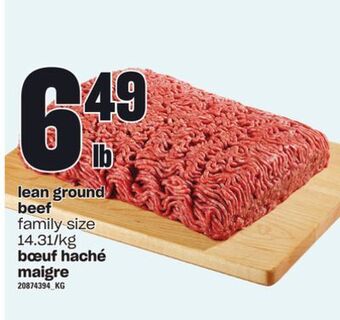 Independent Grocer Lean ground beef offer