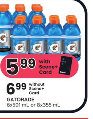 Foodland Gatorade 6x591 ml or 8x355 ml offer
