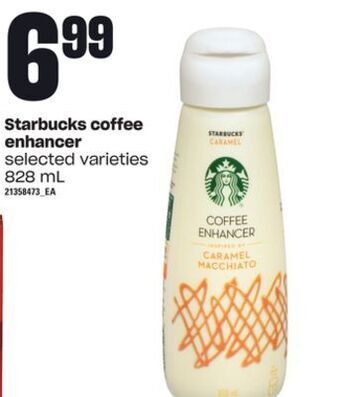 Loblaws Starbucks coffee enhancer 828 ml offer