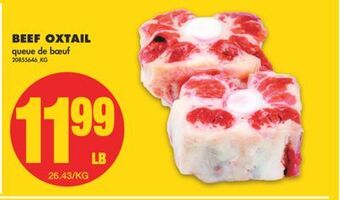 No Frills Beef oxtail offer