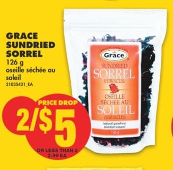 No Frills Grace sundried sorrel, 126 g offer